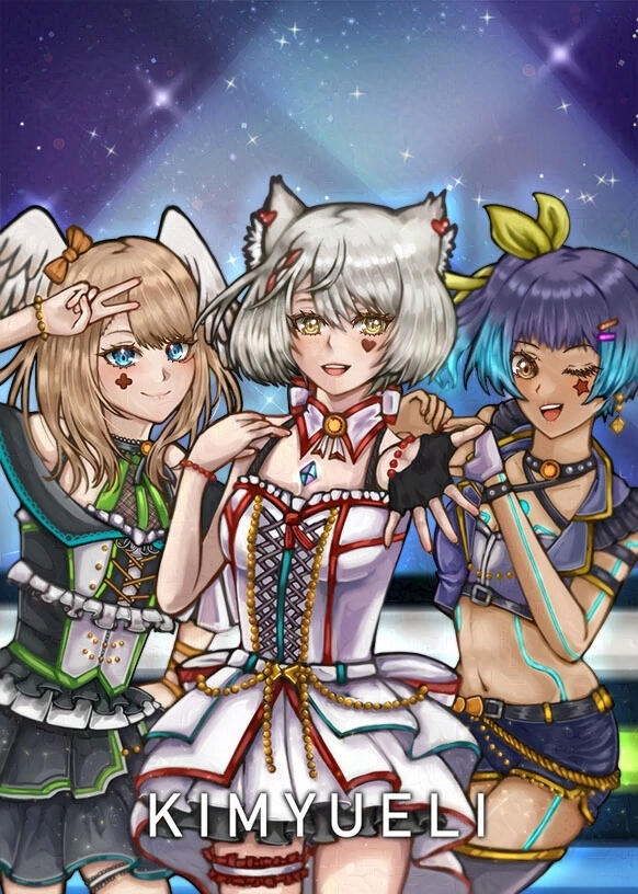 Eunie, Mio, Sena (Idols vrs) - Xenoblade 3, Dec 2023 Eunie, Mio, Sena (Idols vrs) - Xenoblade 3, Dec 2023